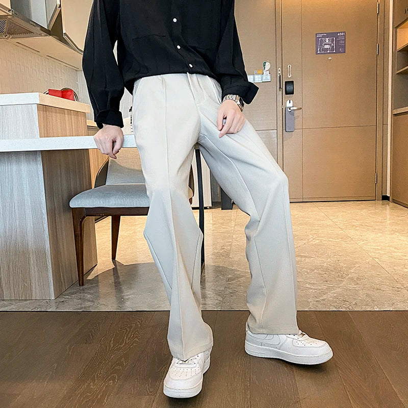 "Casual Spring-Summer Men's Wide Pants" maskfits